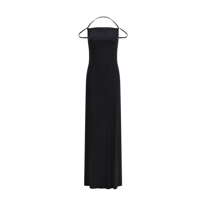 Marine Serre Long Dress with neckline on the back