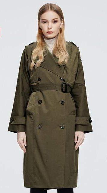 Women's Jacket Astrid 2020 New Arrival Trench Coat long Fashion Windproof hood large size Outwear Windbreaker Jacket AwsomU