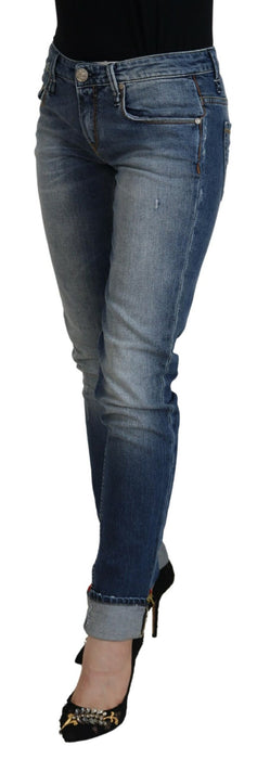 Acht Sleek Skinny Low Waist Denim Jeans