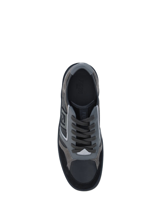Fendi Elevate Your Steps with Sleek Monochrome Sneakers