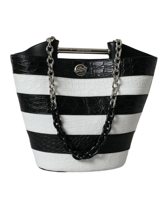 【VIP価格】BALENCIAGA Crocodile Leather Maxi Bucket Bag Balenciaga Black Crocodile Leather Maxi Bucket Bag | eBay