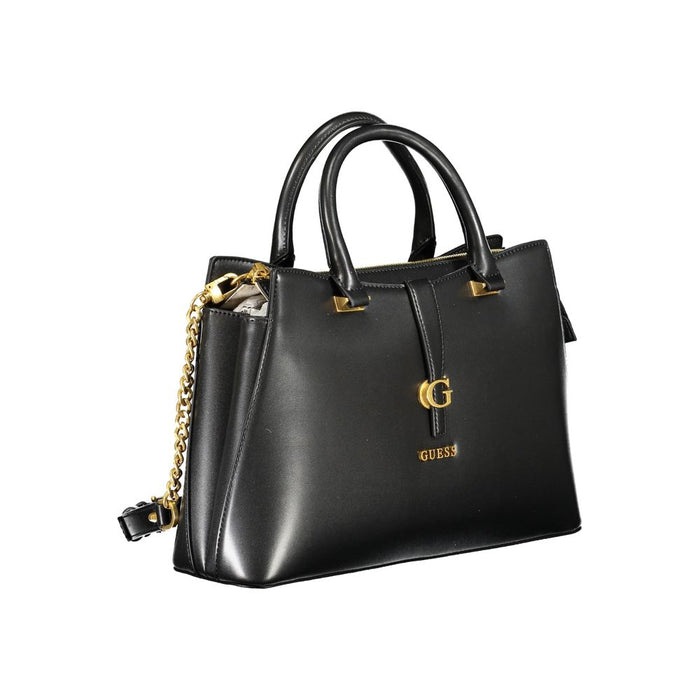 Guess Jeans Black Polyethylene Handbag