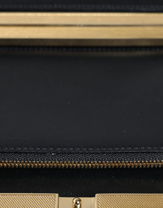 Dolce & Gabbana Multicolor Floral Gold Frame Clutch Evening Purse Bag
