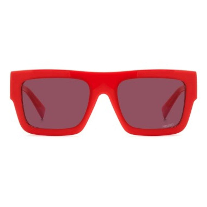 Missoni Red Plastic Sunglasses