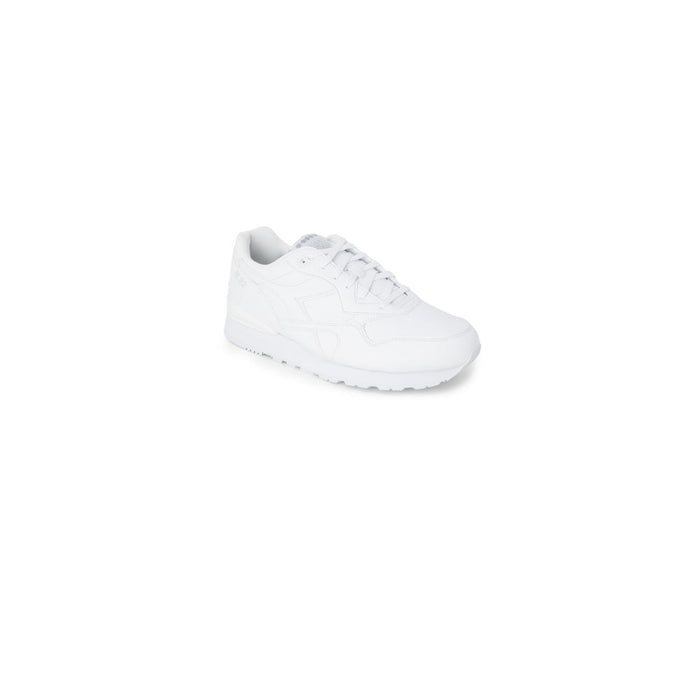 Diadora White Synthetic Leather Sneaker