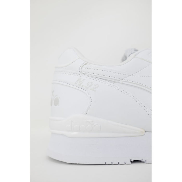 Diadora White Synthetic Leather Sneaker