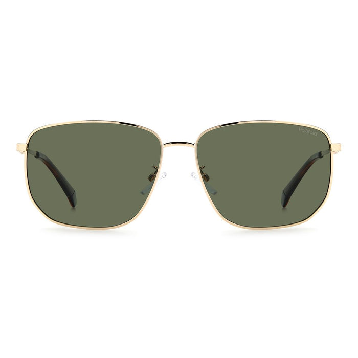Polaroid Gold Metal Sunglasses