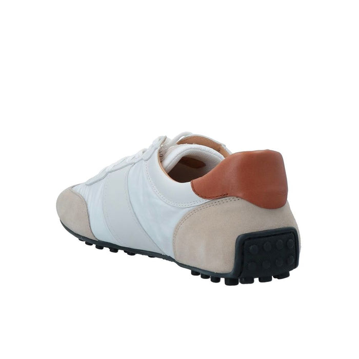 Tod's White Leather Men Sneaker
