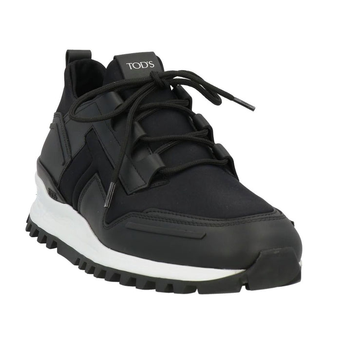 Tod's Black Calfskin Men Sneaker