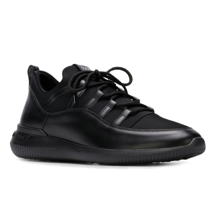 Tod's Black Calfskin Leather Men Sneaker