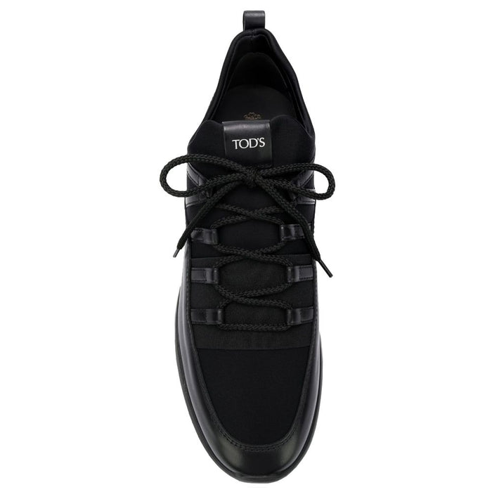 Tod's Black Calfskin Leather Men Sneaker