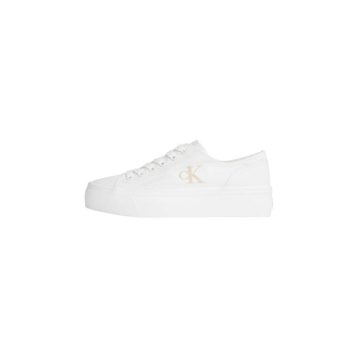 Calvin Klein Jeans White Recycled Cotton Sneaker
