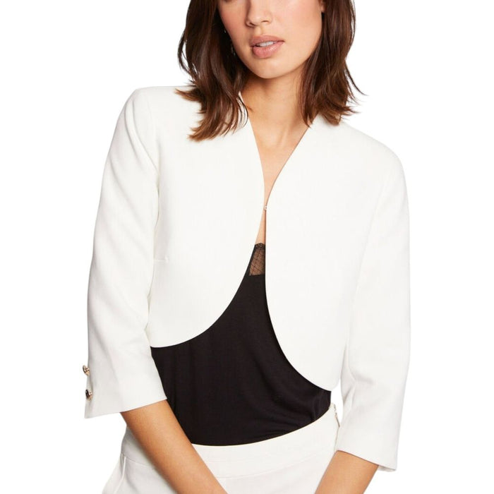 Morgan De Toi White Polyester Tops & T-Shirt