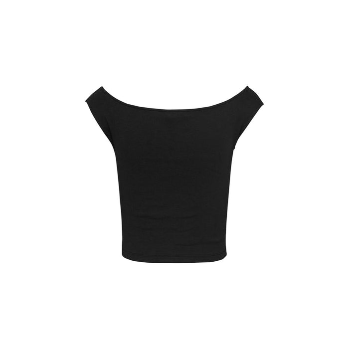 Tommy Hilfiger Jeans Black Cotton Tops & T-Shirt