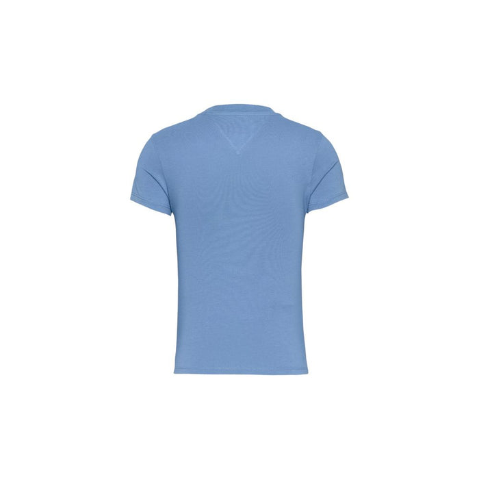 Tommy Hilfiger Jeans Blue Cotton Tops & T-Shirt