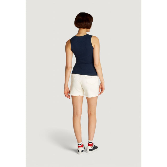 Tommy Hilfiger Jeans Blue Cotton Tops & T-Shirt