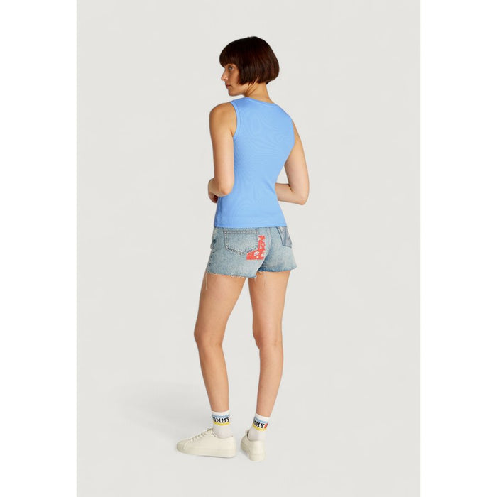 Tommy Hilfiger Jeans Blue Cotton Tops & T-Shirt