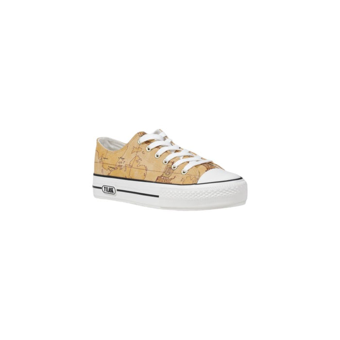 Alviero Martini Prima Classe Beige Fabric Sneaker