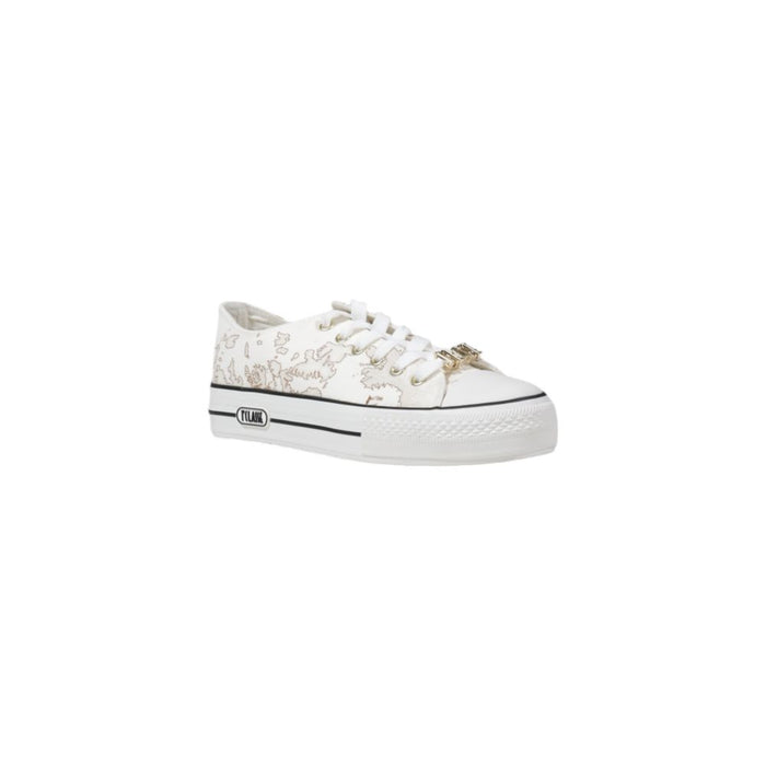 Alviero Martini Prima Classe White Fabric Sneaker