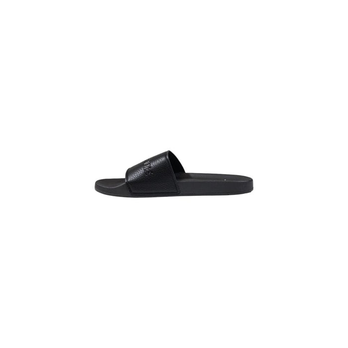 Armani Exchange Black Polyester Sandal