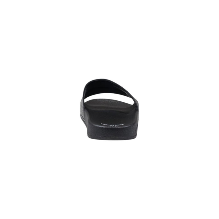Armani Exchange Black Polyester Sandal