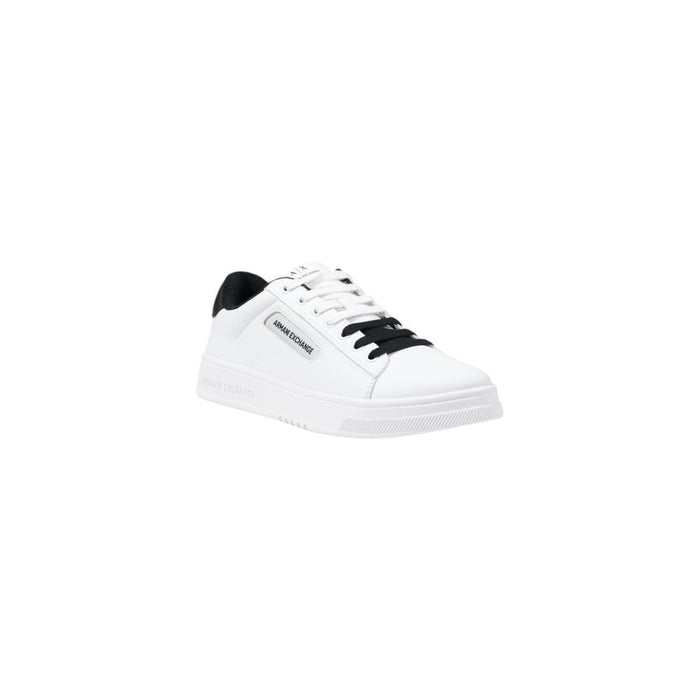 Armani Exchange White Polyester Sneaker