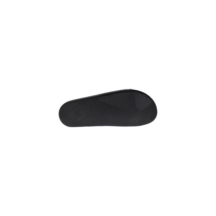 Armani Exchange Black Polyester Sandal