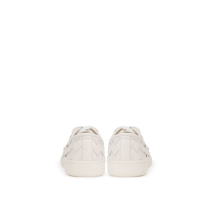 Bottega Veneta White Leather Sneaker