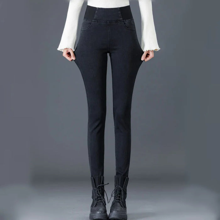 Jeans Oversize 26-38 Slim Denim Pants Women's High Waist Skinny Jean Vintage Wash Pencil Stretch Leggings