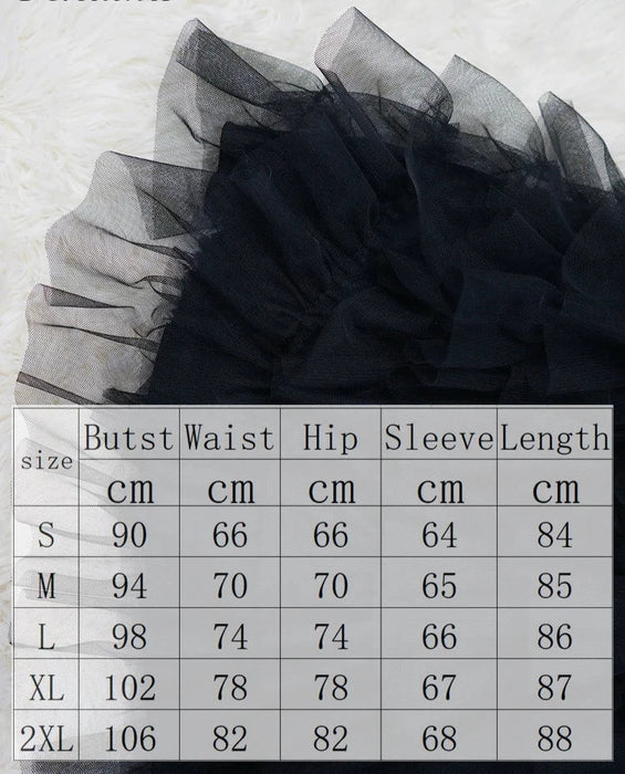 Fashion Blazer Style Long Sleeve Ruffles Mesh A-line Mini Dress Women Spring Office Lady Sexy Club Party Birthday Dresses