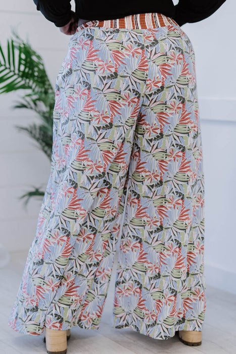 Davi & Dani Island Retreat Run Palazzo Pants in Pink