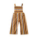 Girl's Dresses 1 6Y Infant Baby Girl Romper Overalls Striped Print Long Jumpsuit Toddler Kids Summer Clothes Sunsuit AwsomU