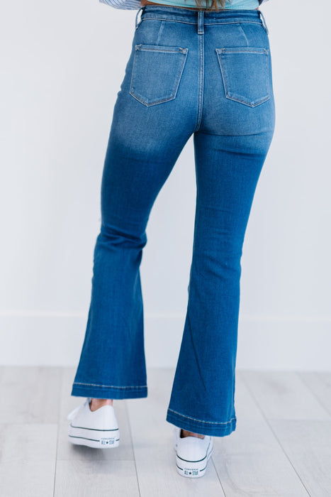 Kancan Denim Skies Run Flare Jeans