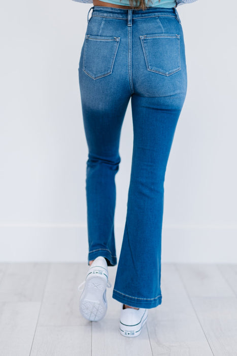 Kancan Denim Skies Run Flare Jeans