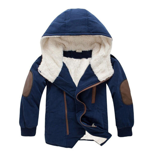 Boy's Jackets Winter Plus Fleece Warm GIrls Boys Jacket Cotton Thick Hooded Coat For Boy Kids Withstand The Severe Cold Outerwear AwsomU