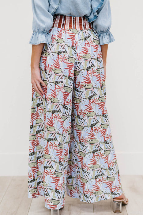 Davi & Dani Island Retreat Run Palazzo Pants in Pink