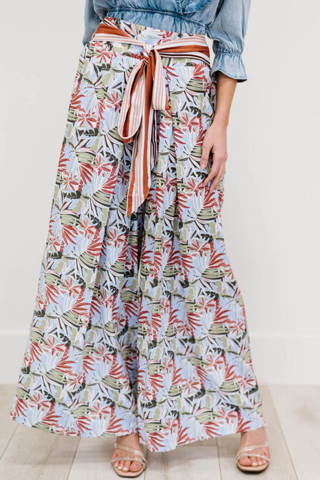 Davi & Dani Island Retreat Run Palazzo Pants in Pink