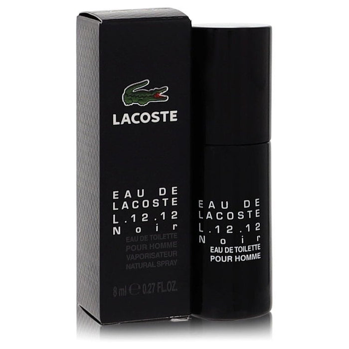 Lacoste Eau De Lacoste L.12.12 Noir by Lacoste Mini EDT Spray .27 oz (Men)