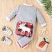 Baby Clothing Baby Button Front Moose Graphic Jumpsuit AwsomU