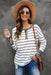 Women's T-Shirt Mixed Print Henley Top AwsomU