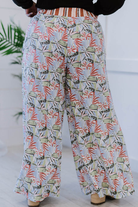 Davi & Dani Island Retreat Run Palazzo Pants in Pink