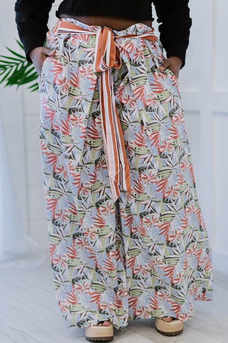 Davi & Dani Island Retreat Run Palazzo Pants in Pink