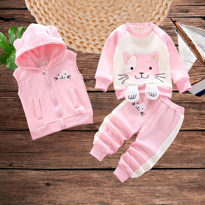 Summer Baby Girl 3D Butterfly Appliques Pink Long sleeve Mesh