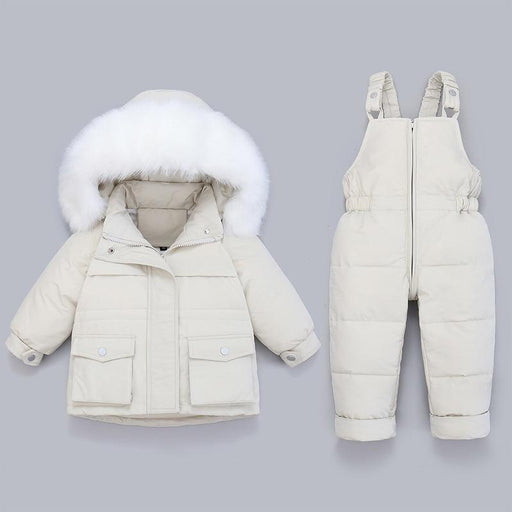 Boy's Jackets Baby boys winter down jacket for toddler girl clothes jumpsuit children clothing set Thicken Warm Infant snowsuit kids AwsomU
