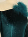 Dresses Bodycon Dress Women Green Christmas Party Velvet Winter Feather Shiny Sequin Evening Sheath Sexy Night Out Summer Glitter Gown AwsomU