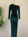 Dresses Bodycon Dress Women Green Christmas Party Velvet Winter Feather Shiny Sequin Evening Sheath Sexy Night Out Summer Glitter Gown AwsomU