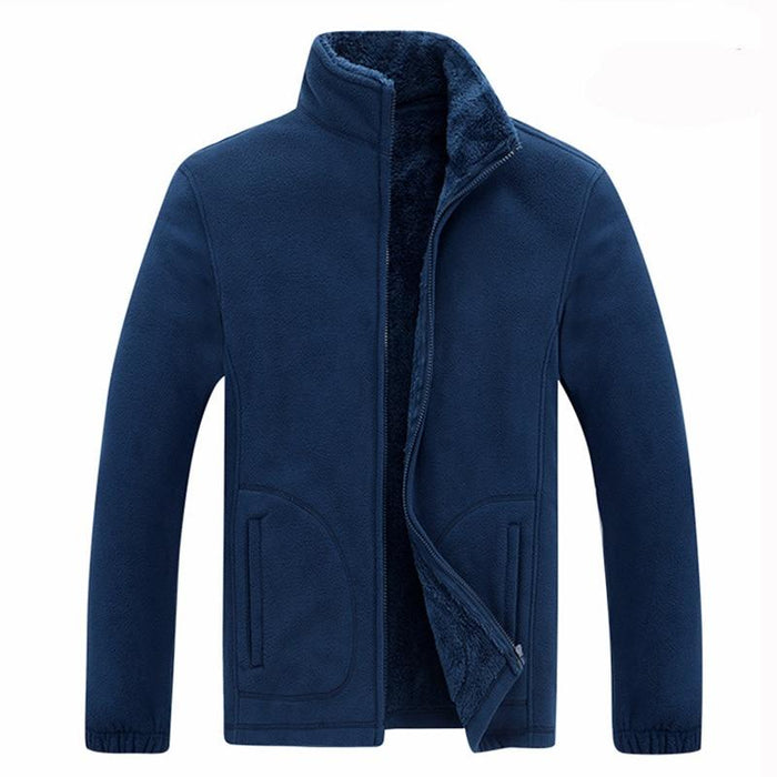 Men's Jacket & Coats Covrlge Winter Jacket Men Soft Shell Fleece Warm Windbreaker AwsomU