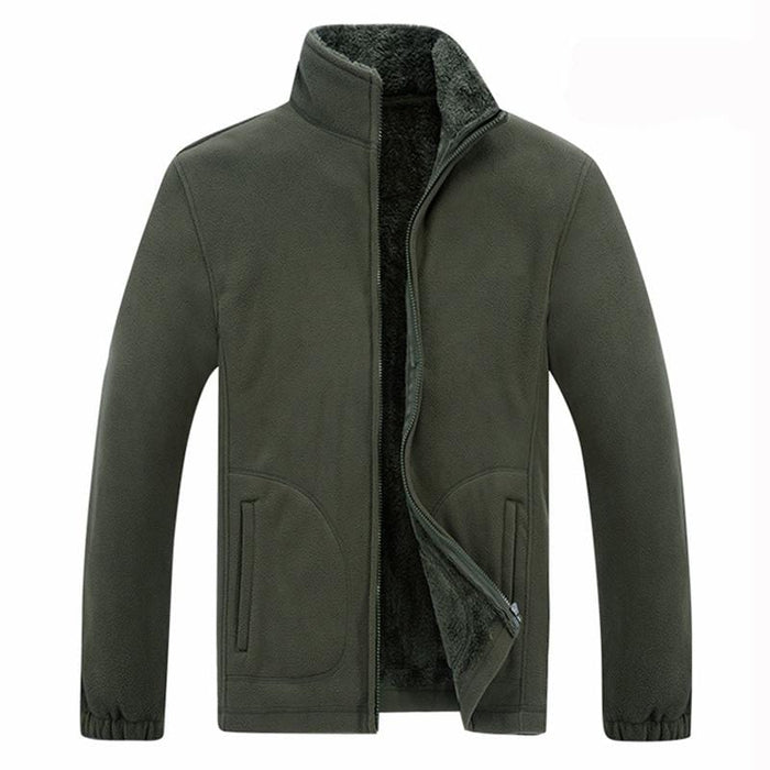 Men's Jacket & Coats Covrlge Winter Jacket Men Soft Shell Fleece Warm Windbreaker AwsomU