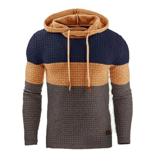 Men's Hoodie DIMUSI Men's Hoodies Casual Outwear Patchwork Sweatshirt Hooded Coats AwsomU