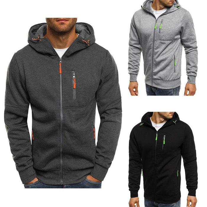 Men's Hoodie DIMUSI Mens Hoodies Casual Hooded Coat Sportswear AwsomU